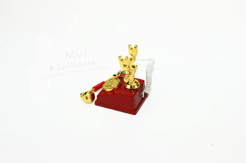 1:12 весы BJD мини домашний проводной телефон кукольный домик Миниатюрная игрушка кукла еда кухонные аксессуары для гостиной