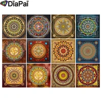 diapai diamond painting 5d diy full squareround drill religious mandala 3d embroidery cross stitch 5d decor gift