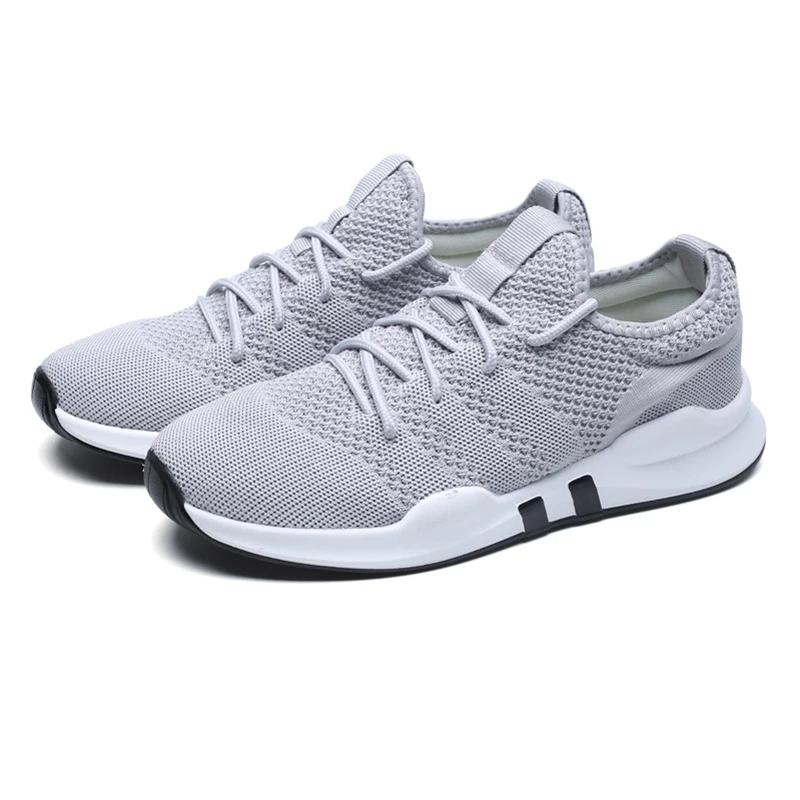 DanielMan New Fashion Men High Quality Casual Black Lac-up Shoes Breathable Mesh Soft Tennis Sport Jogging Run Shoe Summer | Обувь