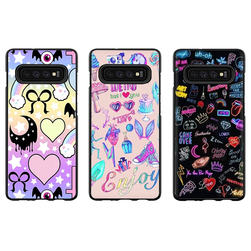 Мягкий силиконовый чехол Girly Pastel Witch Goth для телефона Samsung GaLaxy S6 S7 Edge S8 S9 S10 Plus S10e M10 M20