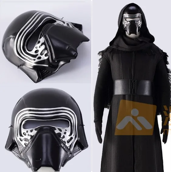 Звездные войны 7 Пробуждение силы Косплей Kylo маски Ren Kylo Ren шлем злодей джедай Звездный костюм
