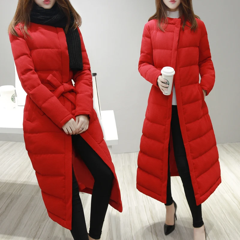 2015 зима утка вниз женщин больших размеров пуховик свободного покроя парки