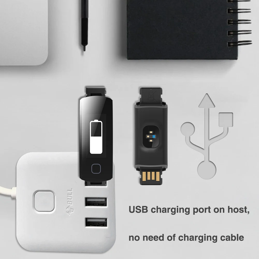 Makibes HR1 Bluetooth Smart Браслет Фитнес трекер Непрерывный монитор сердечного ритма 0 96