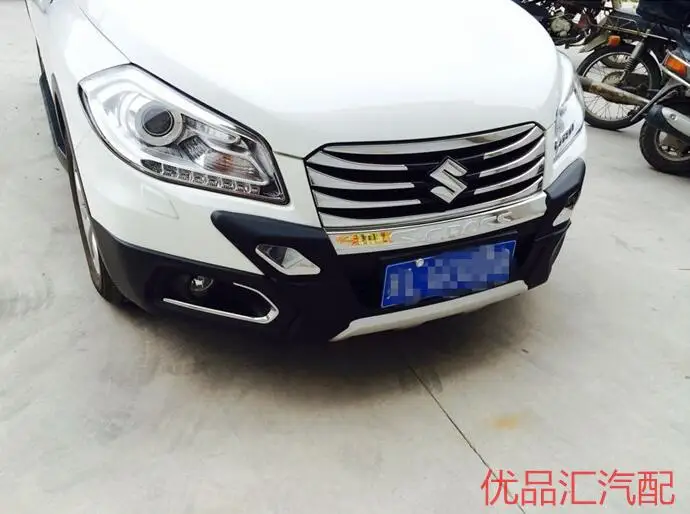 Высококачественная пластиковая защита переднего бампера для Suzuki S-Cross SX4 2014 + |