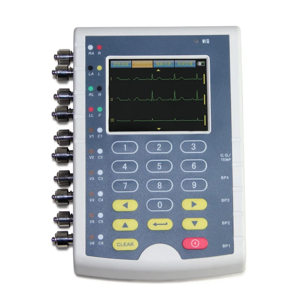 Мультипараметрический симулятор CONTEC MS400 12-ведущий ЭКГ реле температура цифровой