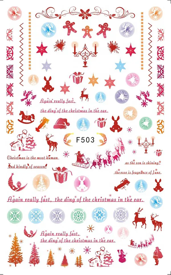 1 лист Счастливого Рождества элементы снеговик чулки X'mas дерево подарок теплый