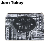 hakuna matata portable type make up bags cosmetic case maleta de maquiagem bags storage travel makeup bag brand pencil case