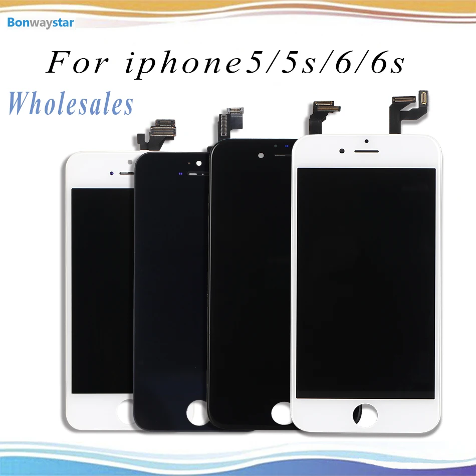 5 шт./лот для iPhone телефон с ЖК дигитайзером в сборе 3D сенсорным экраном 6 6s дисплей