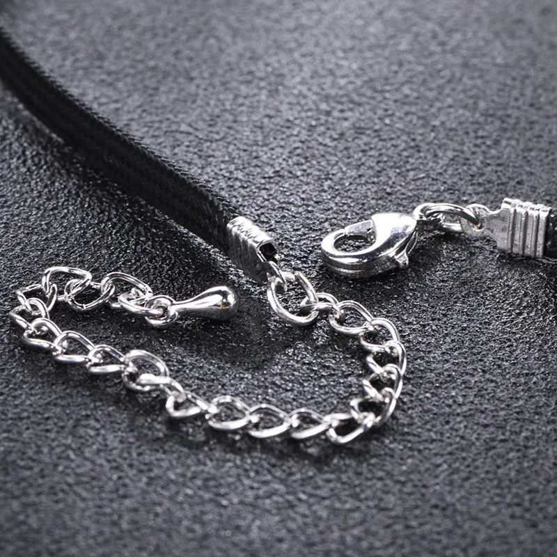 MECHOSEN подвеска с искусственным жемчугом кожаный ошейник Серебрянное колье чокер