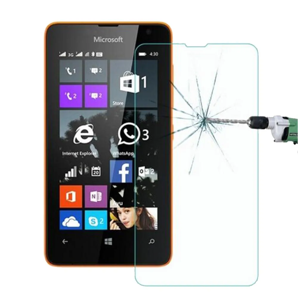 2 шт 0,26 мм Защитная пленка для экрана для microsoft Lumia от Nokia 430 взрывозащищенное Закаленное стекло защитное Переднее стекло пленка инструмент