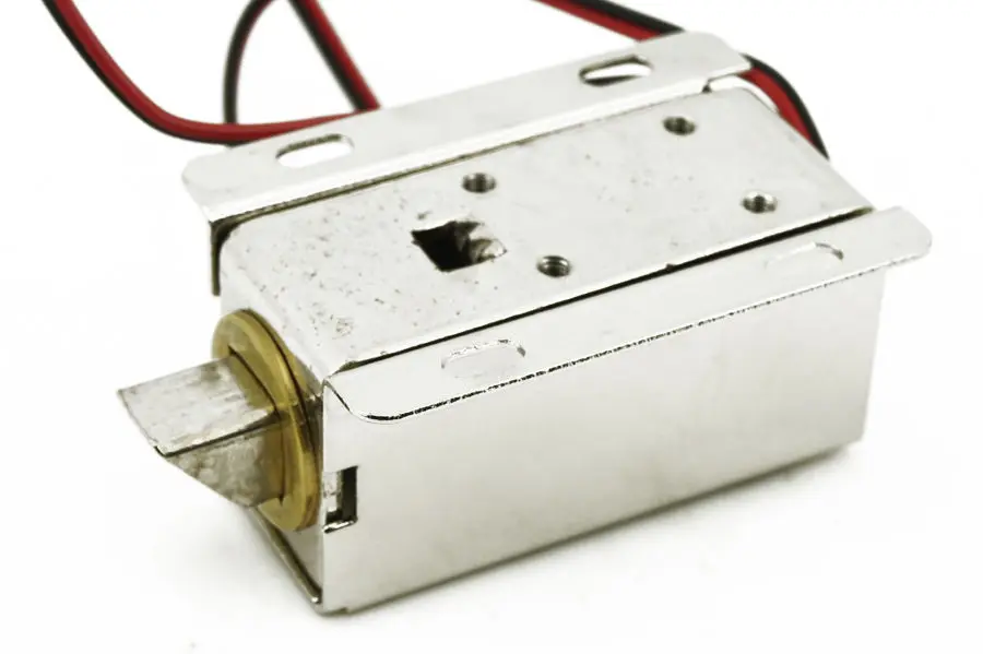 Дверной выдвижной шпунтовый Электрический замок в сборе соленоид тонкий дизайн