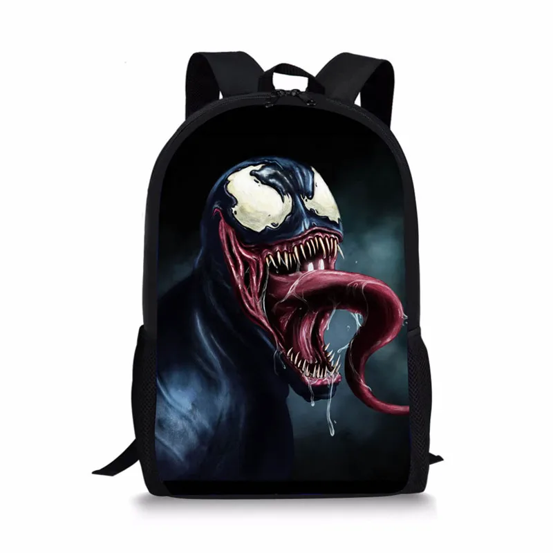 Venom, школьная сумка, набор, Череп, школьный рюкзак, мужской, Подростковый, для мальчиков, рюкзак, Детская сумка через плечо, mochila escolar - Цвет: L4449C
