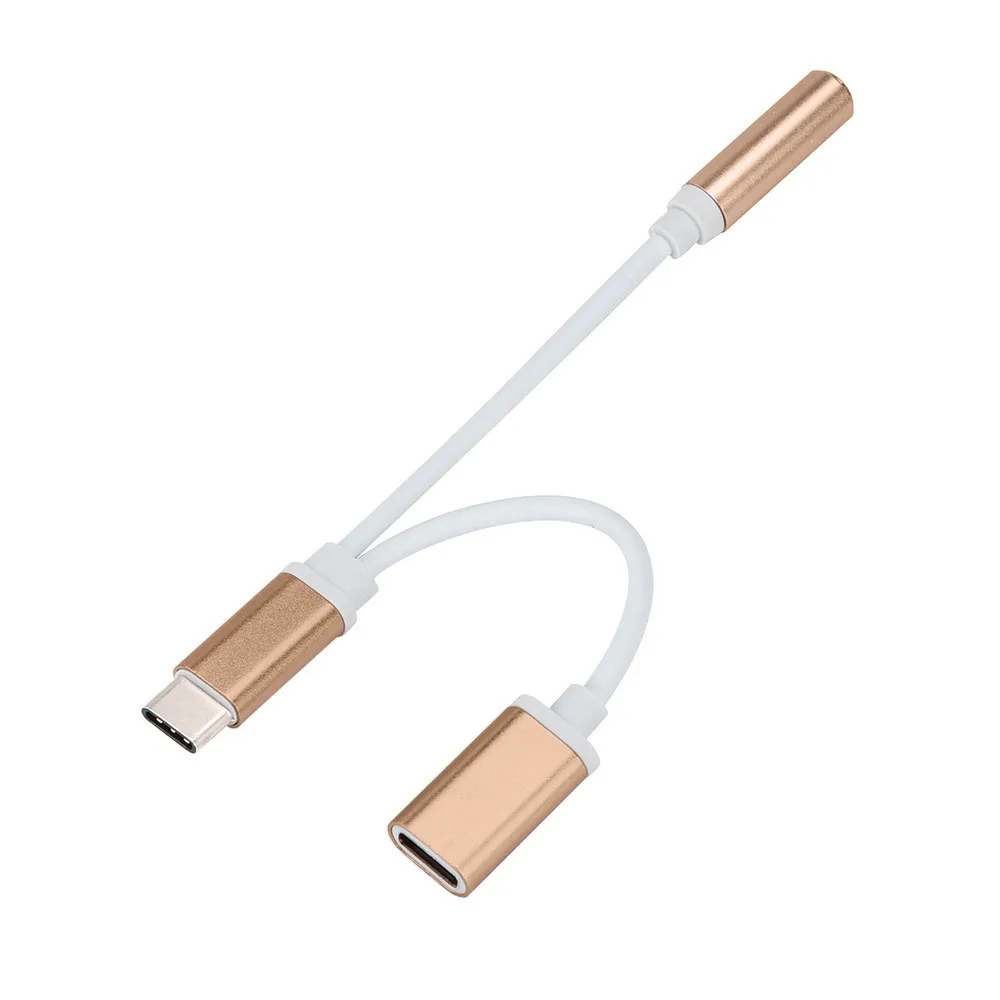 Адаптер для наушников с разъемом типа C 3 5 мм AUX и Папа мама USB 1|Переходники