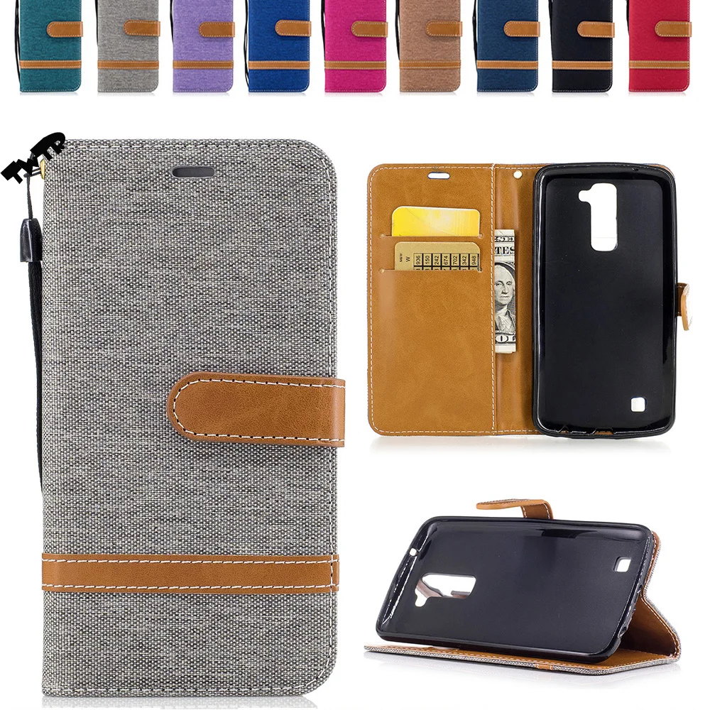 Джинсовый чехол книжка для телефона LGK10 LGK430 K420N K 420 420n K410 K420NM LG K10 10 Lte K430 430 430ds ds
