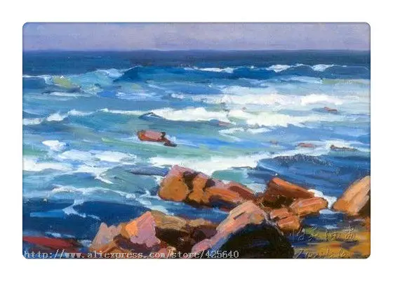 Картина маслом Морской пейзаж морские волны|oil painting|painting ocean wavesseaside oil paintings |