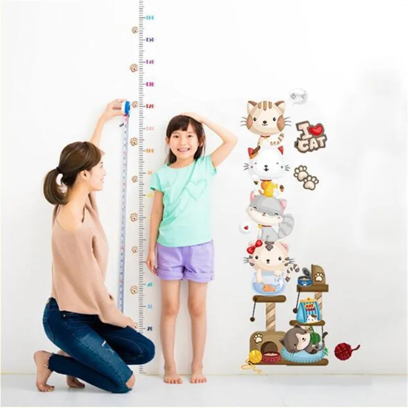 1 шт. Кот Ростомер стикер на стену для детей Детская комната Декор s милый 60*90 см