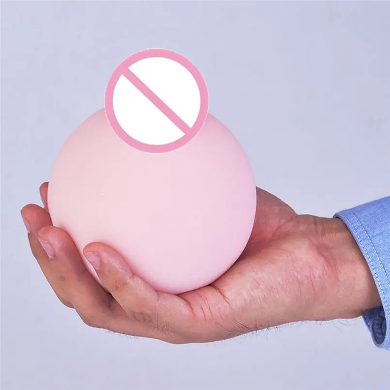Мимический мягкий силиконовый симулятор груди снятие стресса Сжимаемый Мими мяч