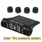 Система контроля давления в шинах TPMS с ЖК-дисплеем, 4 внешних датчика, адаптер охранной сигнализации для VW, Toyota, BMW, Audi