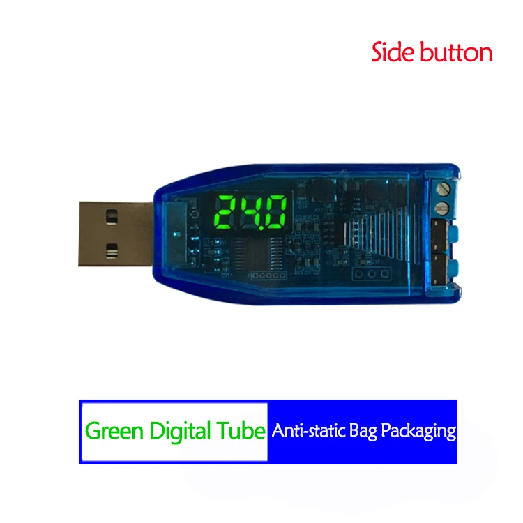 Зеленый DC-DC CNC USB buck-boost источник питания регулятор напряжения Модуль 5 В до 3,3 в 9 в 12 В 24 В настольный источник питания - Цвет: Зеленый