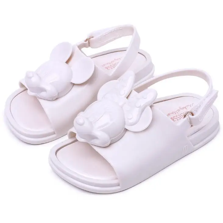Melissa Mini мышь и ботинок Aranha сандалии Босоножки стильные для девочек мягкие Melflex Hook
