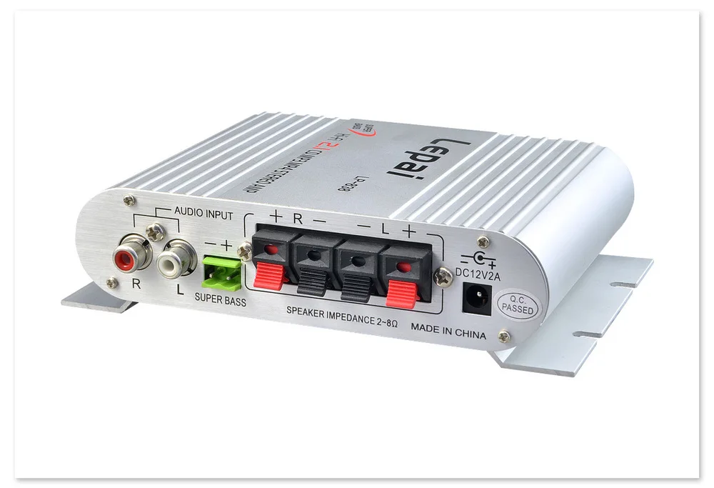 

KYYSLB 2019 NEW 20W * 2 LP-838 2.1-channel small amplifier 12V car power amplifier Computer Amplifier Household Amplifier