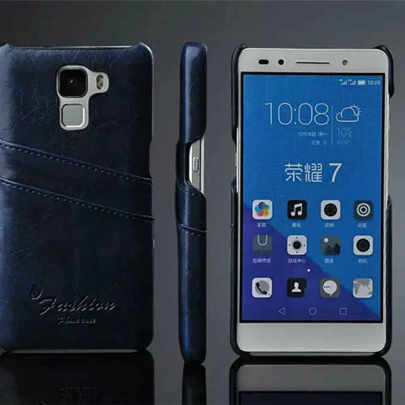 Для Huawei Honor 7 Чехол Роскошный футляр из искусственной кожи масло воск текстура