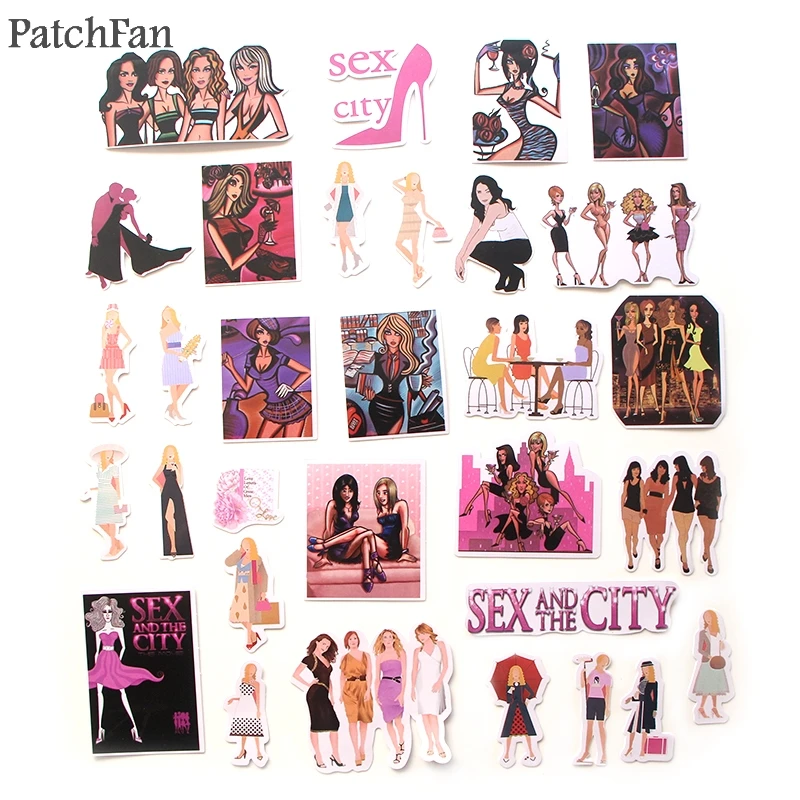 Patchfan 22 шт. секс и Город Женские Пастер коллекция 90s наклейки для скрапбукинга