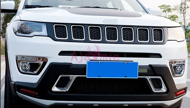 Хромированный автомобильный Стайлинг серебристый цвет передняя