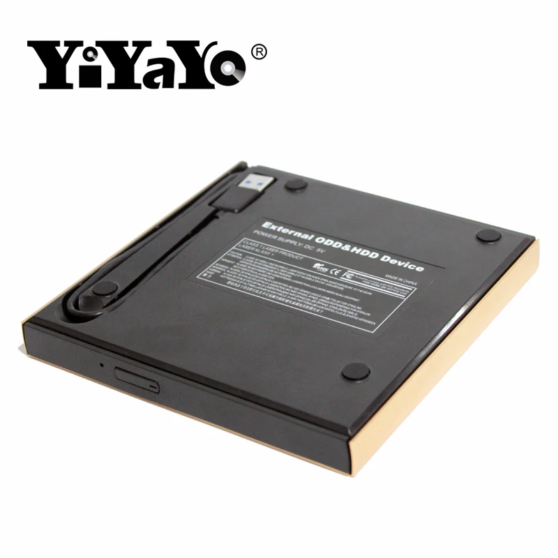 Портативный оптический привод YiYaYo для ноутбука MacBook/Windows 10 корпус из алюминиевого