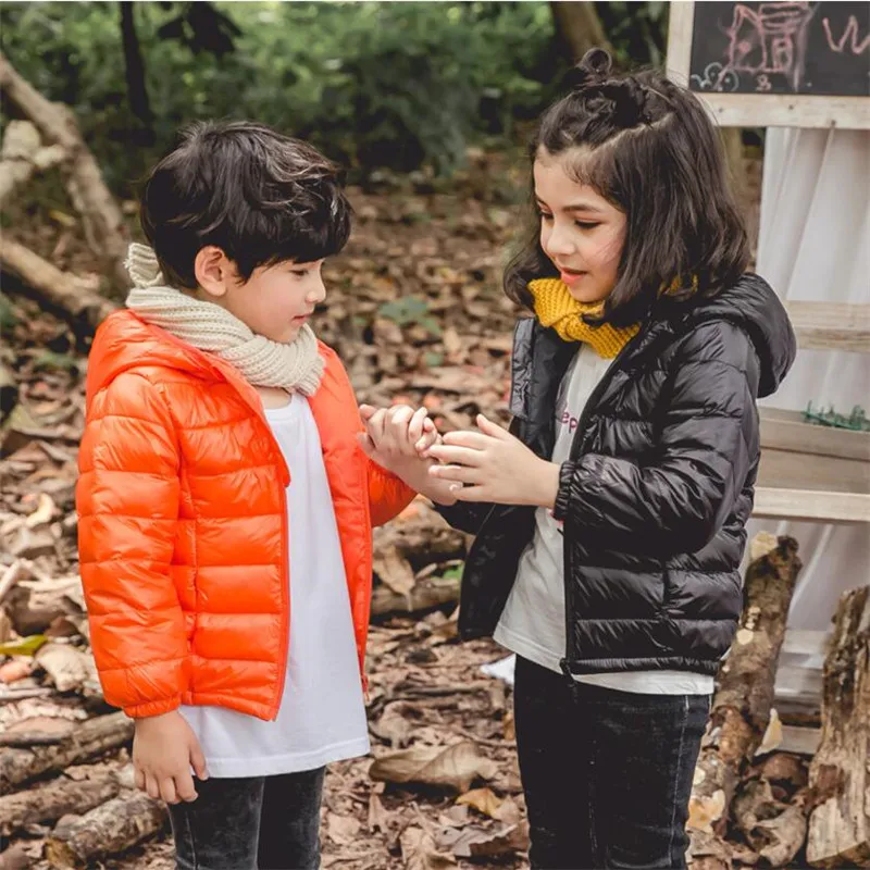 LILIGIRL/новая зимняя детская куртка-пуховик для девочек теплое пальто с капюшоном