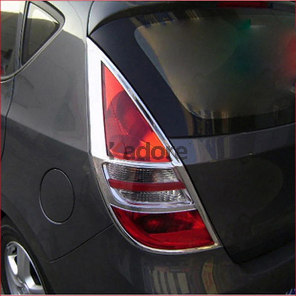 Для hyundai i30 Elantra 2008-2011 хромированный задний светильник накладка задний фонарь задний светильник Taillamp формовочная рама украшение аксессуар
