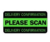 3000 pcs/lot 6x3cm DELIVERY CONFIRMATION PLEASE SCAN Self-adhesive label sticker,Item No.SL21