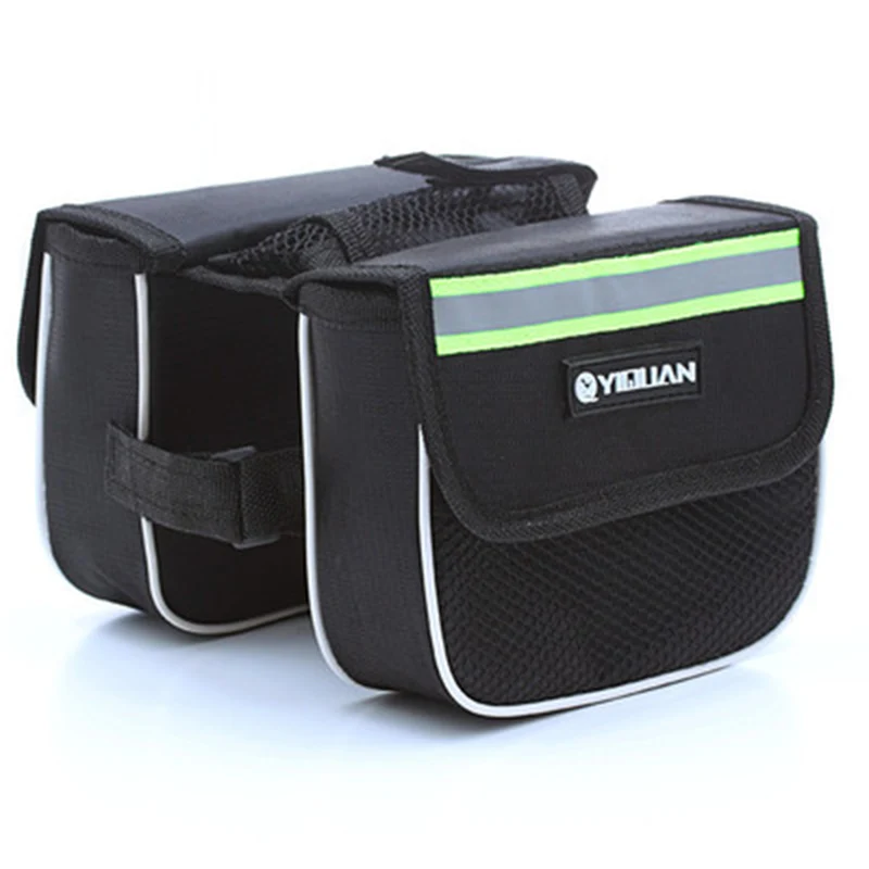 

Водонепроницаемая сумка на раму велосипеда, чехол, сумка-Паньер, велосипедный кошелек-туба с пучком, съемный держатель для телефона с сенсо...