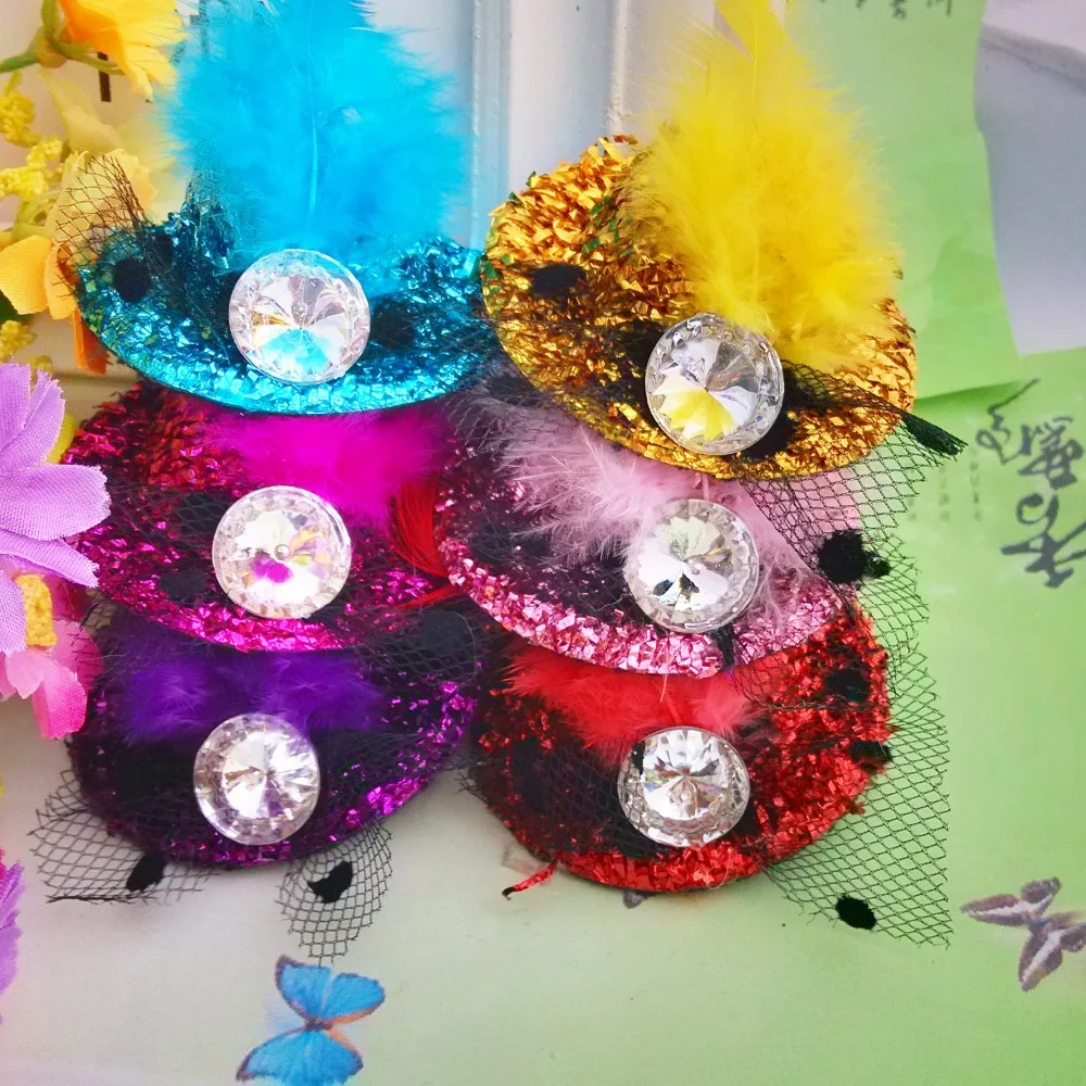 бесплатно кораблей!! весной 2014 года новая партия мадых мех шляпу шпильки цветок