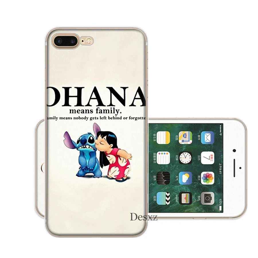 Чехол для мобильного телефона iPhone 11 Pro XR X XS Max 6 6S 7 8 Plus 5 5S SE чехол Лило и защита