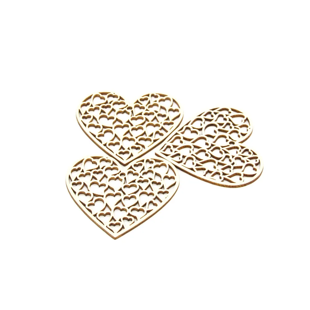 10x винтажные деревянные висячие бирки в форме сердца с шпагатом шикарный