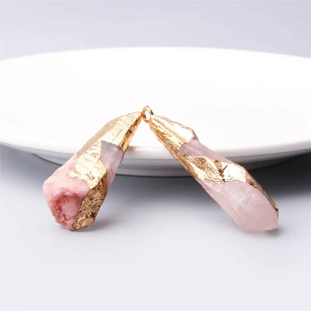 Синий кулон agates druzy Кулон ожерелье ювелирные изделия Золотой чарующий камень