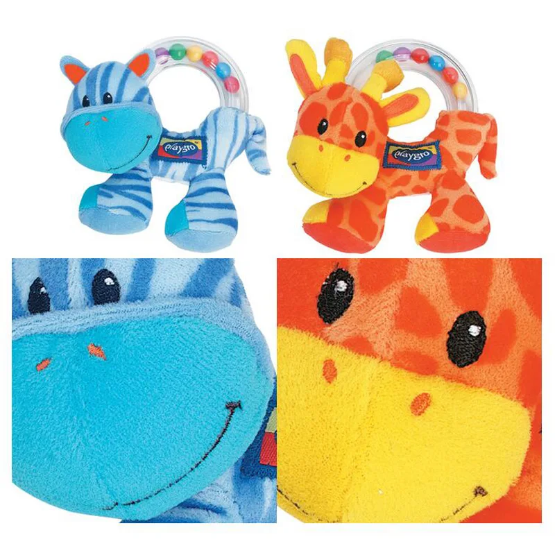 Для раннего развития детей 1 шт. детские игрушки милые плюшевые Жираф и Зебра