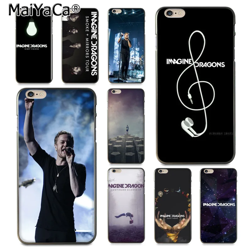 Чехол для телефона MaiYaCa imagine dragons night music Diy с красочным принтом iPhone 8 7 6 6S Plus X 10 5 5S SE