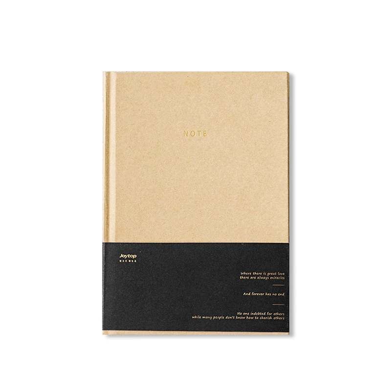 Классический блокнот А5 черный крафт-бумажный записная книжка Дневник для