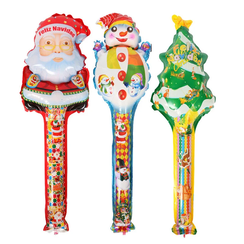 1 шт./лот детские игрушки hello kitty Губка Боб воздушные шары Минни фольга палка Микки