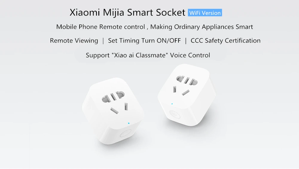 Оригинальная умная розетка Xiaomi с поддержкой wi-fi беспроводная дистанционным