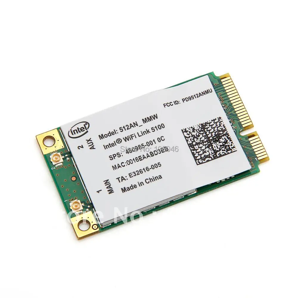 Для HP Intel 512an_mmw 5100 AGN Dual Band 300 Мбит/с Беспроводной WiFi Link Mini pci-e карты 802.11a/b/ g/N 2.4 ГГц 5 SPS