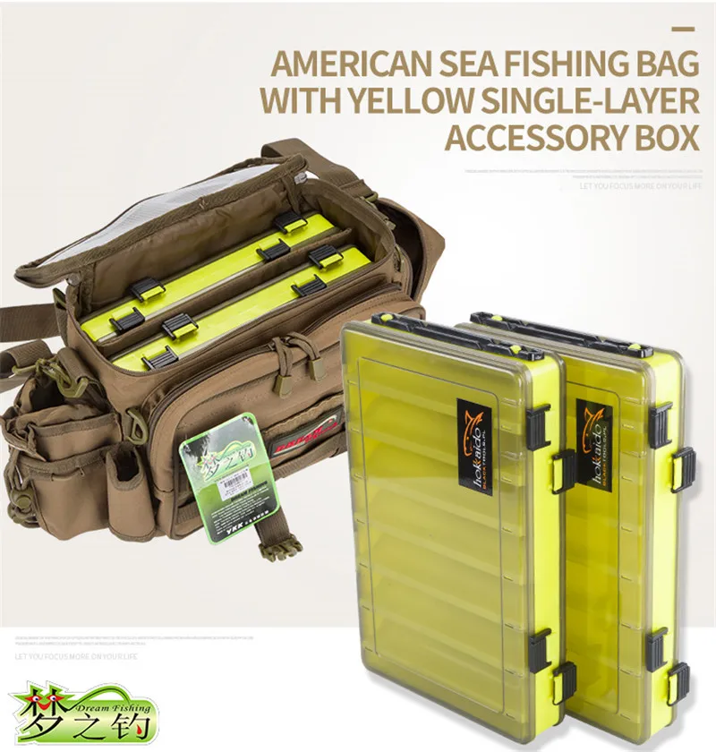 Dream Fishing M25 36*18*23 см 1200D нейлоновые многофункциональные рыболовные сумки со съемным ремнем, водонепроницаемая сумка для снастей, зимняя удочка, сумки для приманки
