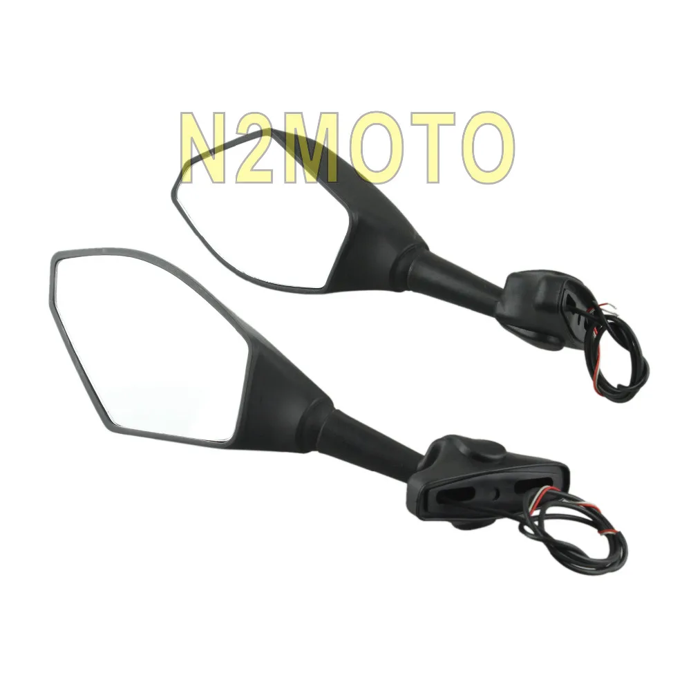 Янтарный светодиодный индикатор поворота мотоцикла зеркало заднего вида для Honda
