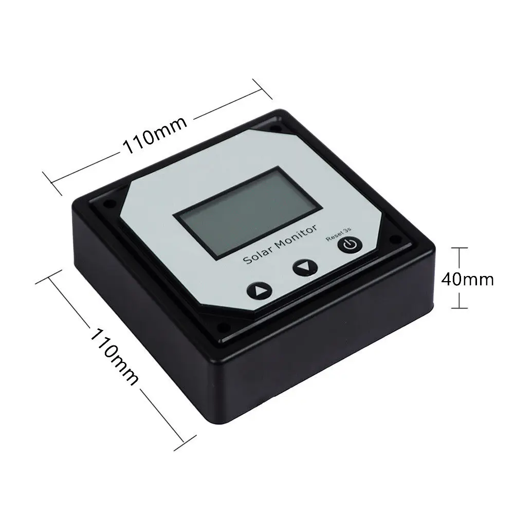 ECOworthy 20A/40A MPPT контроллер солнечного зарядного устройства с функцией Bluetooth солнечные панели система батарея ЖК-дисплей монитор 12 В/24 В