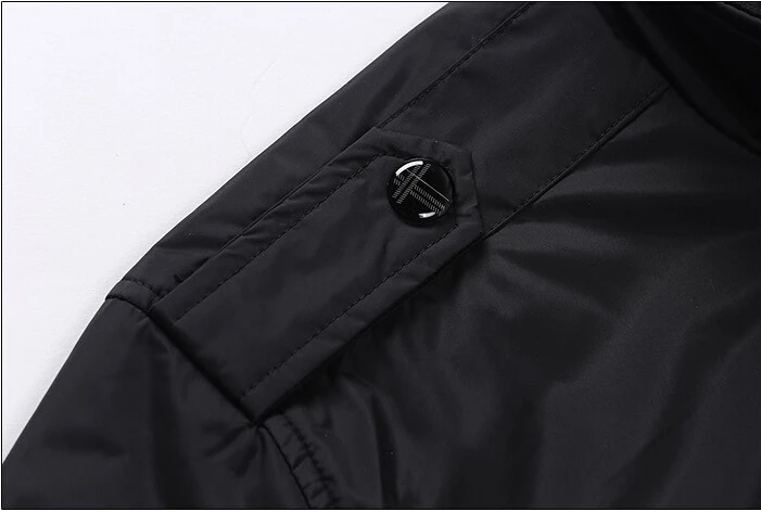 Куртка-поло мужская деловая однотонная модная Ветровка-бомбер в стиле милитари