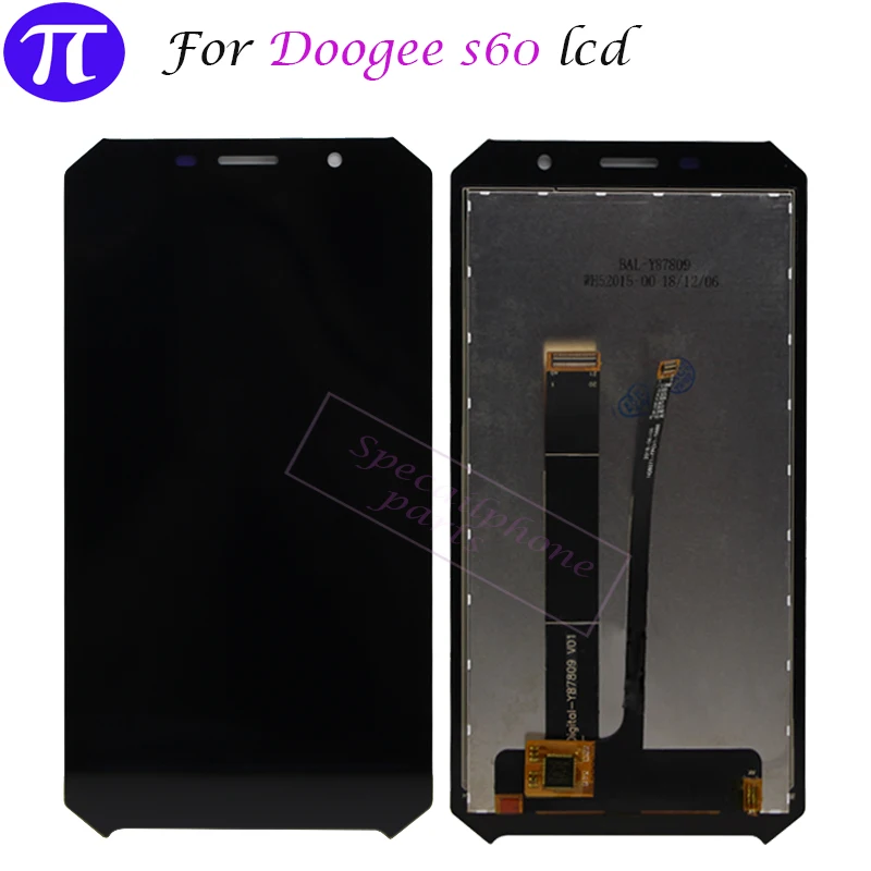 5 2-дюймовый ЖК-дисплей Doogee S60 кодирующий преобразователь сенсорного экрана в