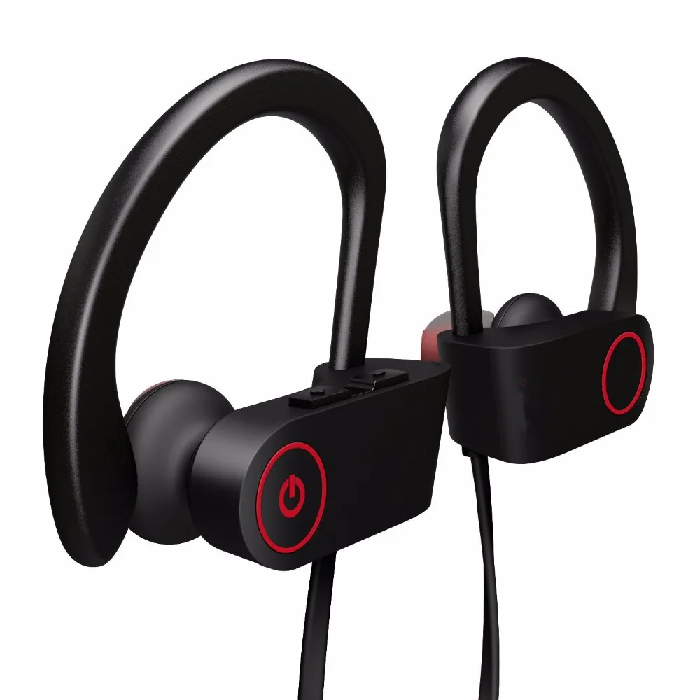 LONGET лучшие Беспроводной Спорт Bluetooth Наушники w/Mic IPX7 Водонепроницаемый HD стерео в