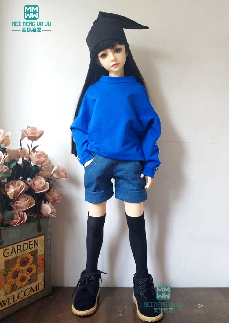 Одежда для куклы BJD подходит 1/3 SD кукла отдыха свитшот с капюшоном джинсовые